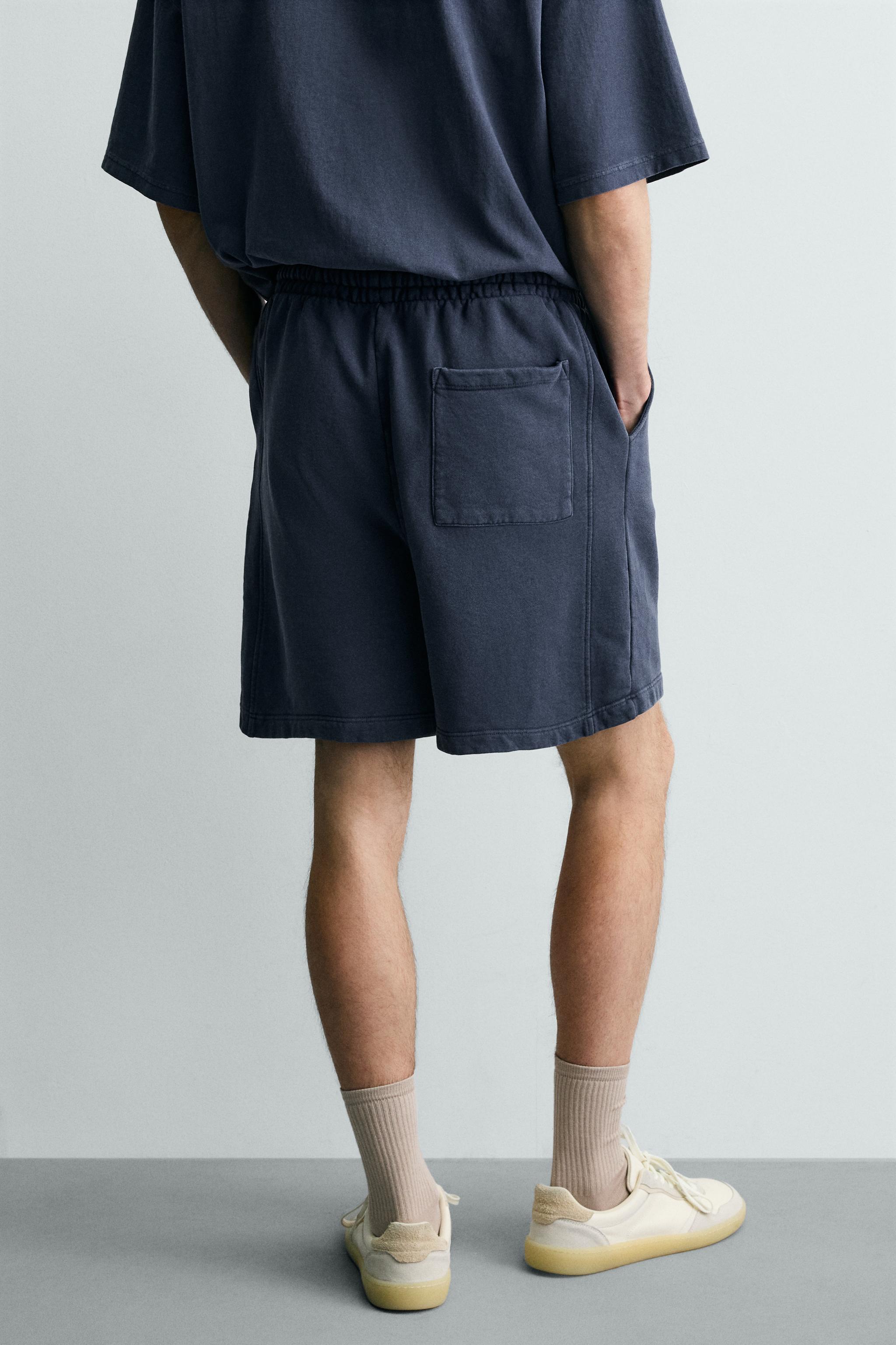 BASIC WASHED JOGGER SHORTS